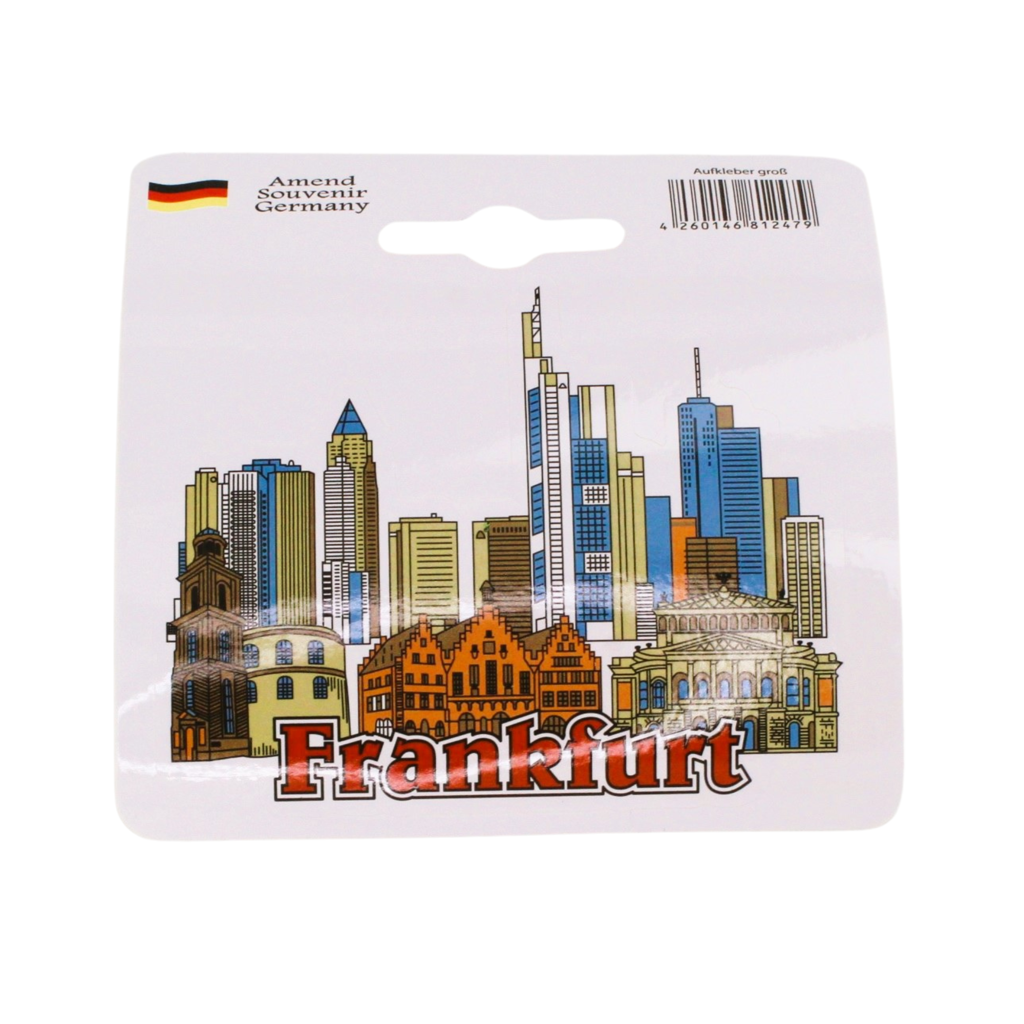 Aufkleber Frankfurt Skyline