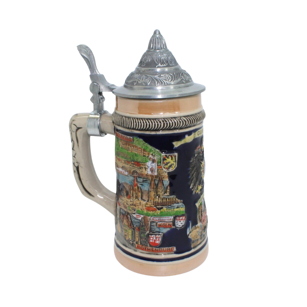 Large beer mug D-view