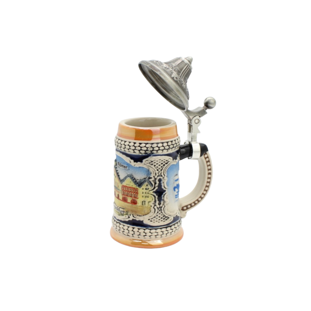 Beer mug mini Frankfurt relief