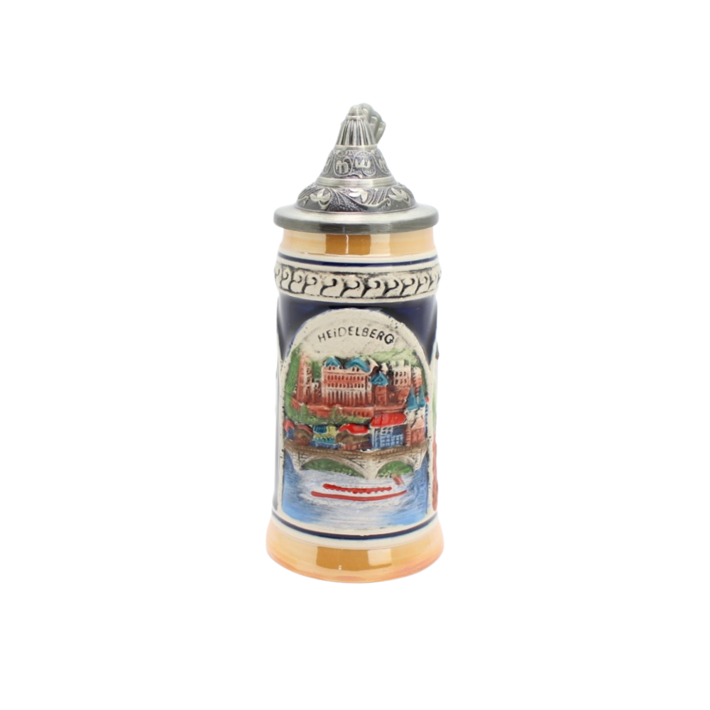 Beer mug small Heidelberg relief