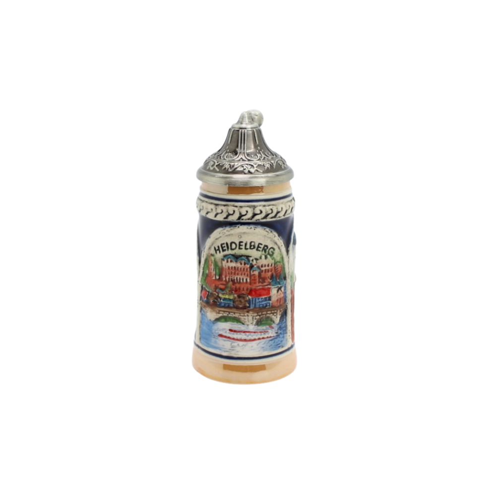 Beer mug mini Heidelberg relief