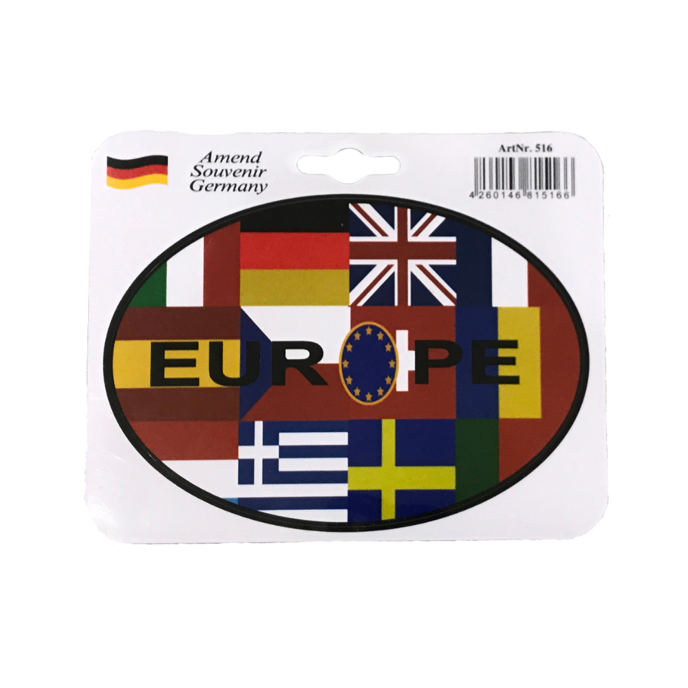 Aufkleber Europe oval