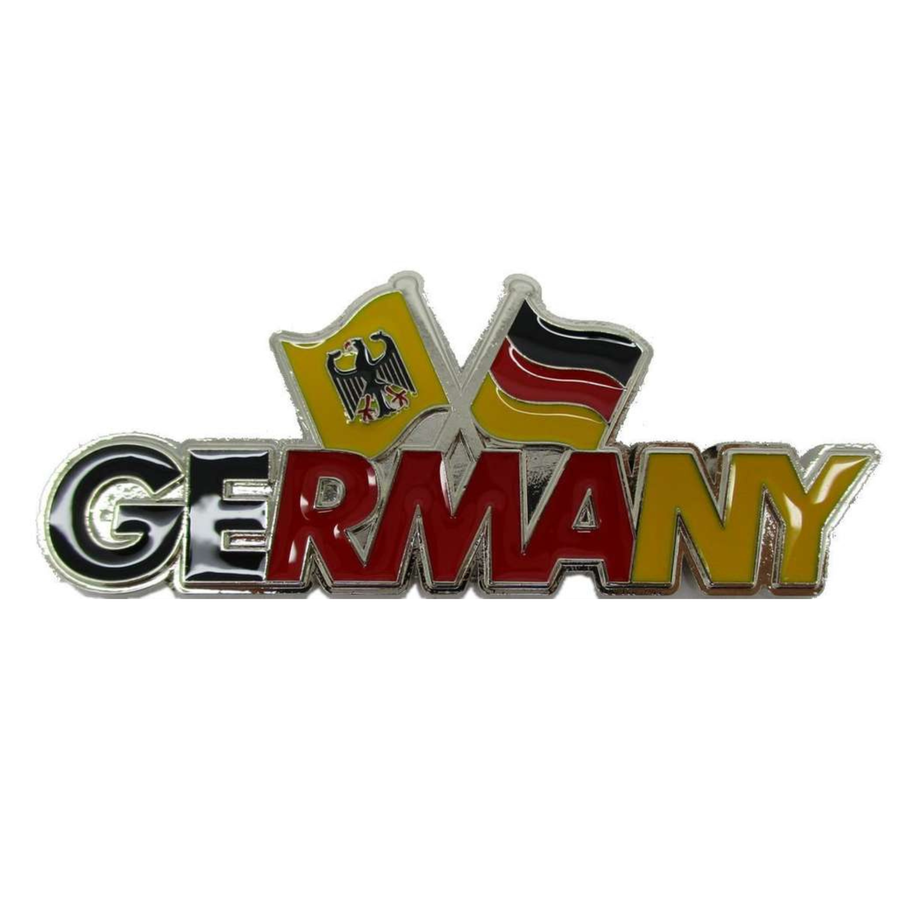 Magnet font Germany flags