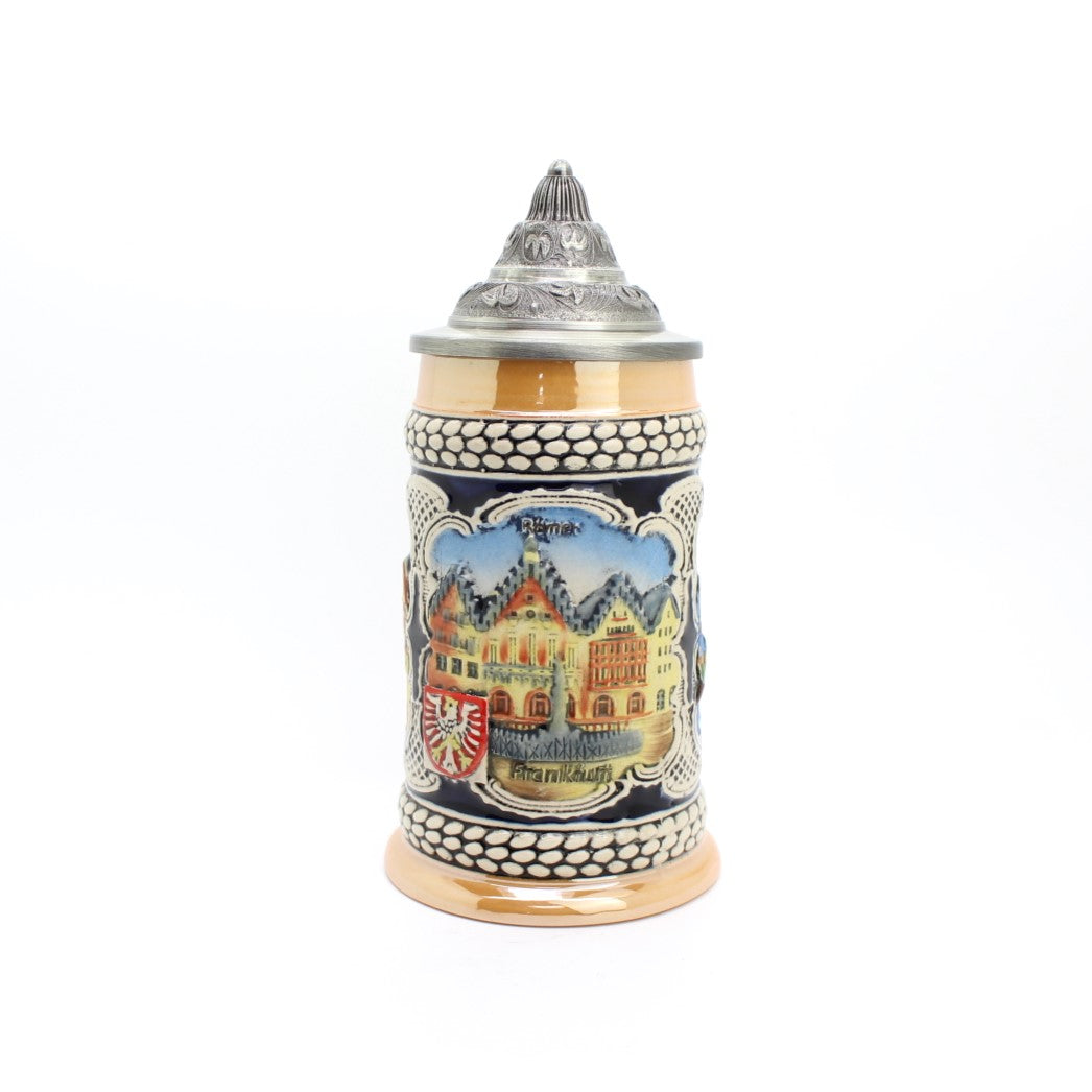 Beer mug medium Frankfurt relief