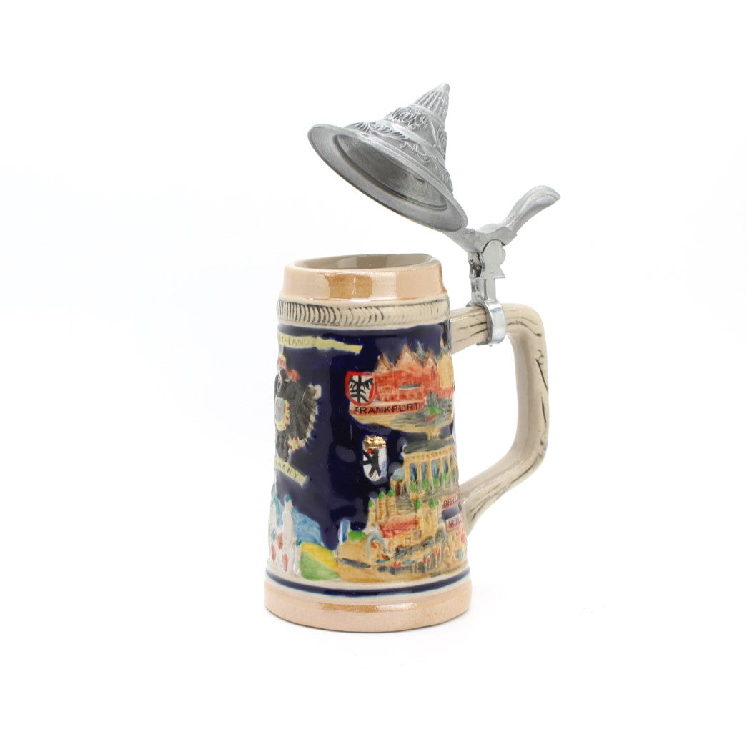 Small beer mug Germany plaque