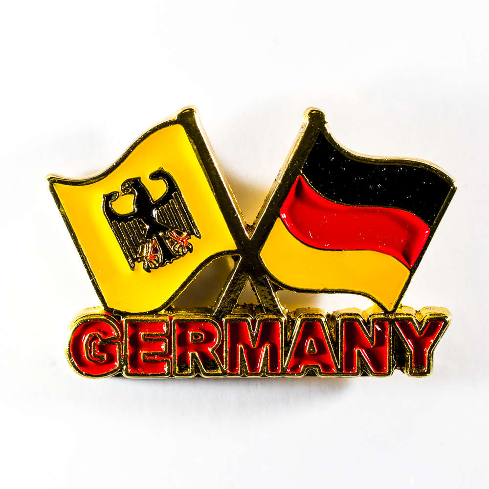 Pin gekreuzte Flaggen