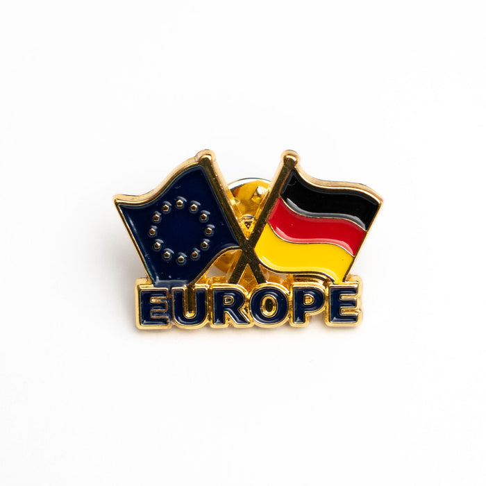 Pin crossed flags