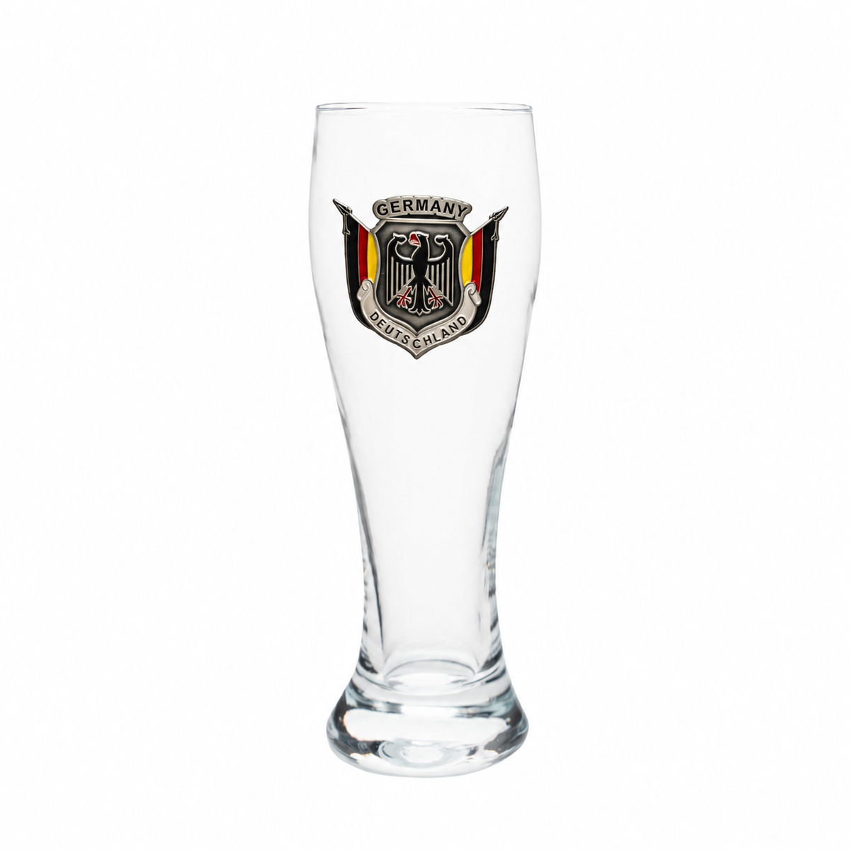Weizenglas 0,3L Wappen Metall- Amend Souvenir