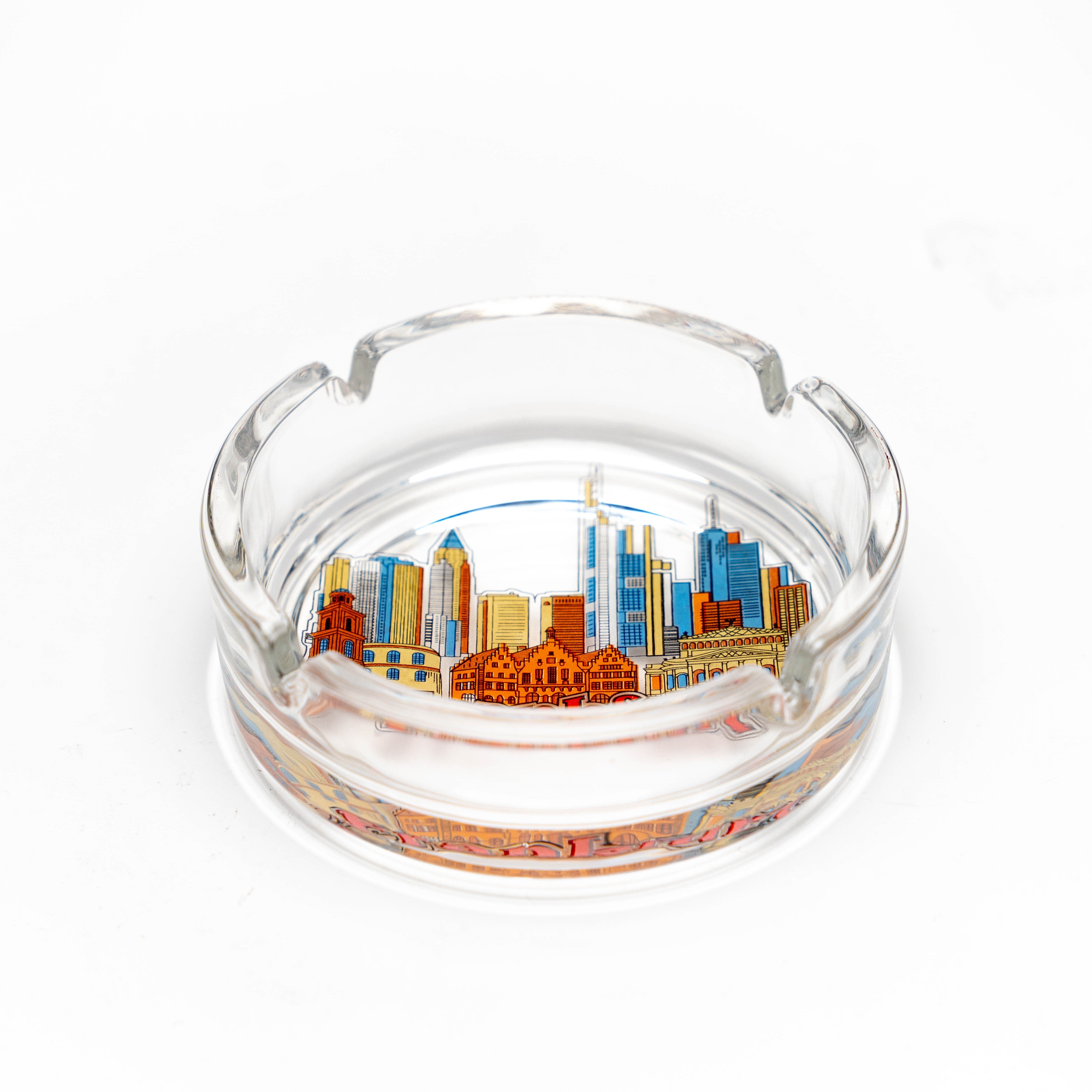 Ascher Glas Frankfurt Skyline