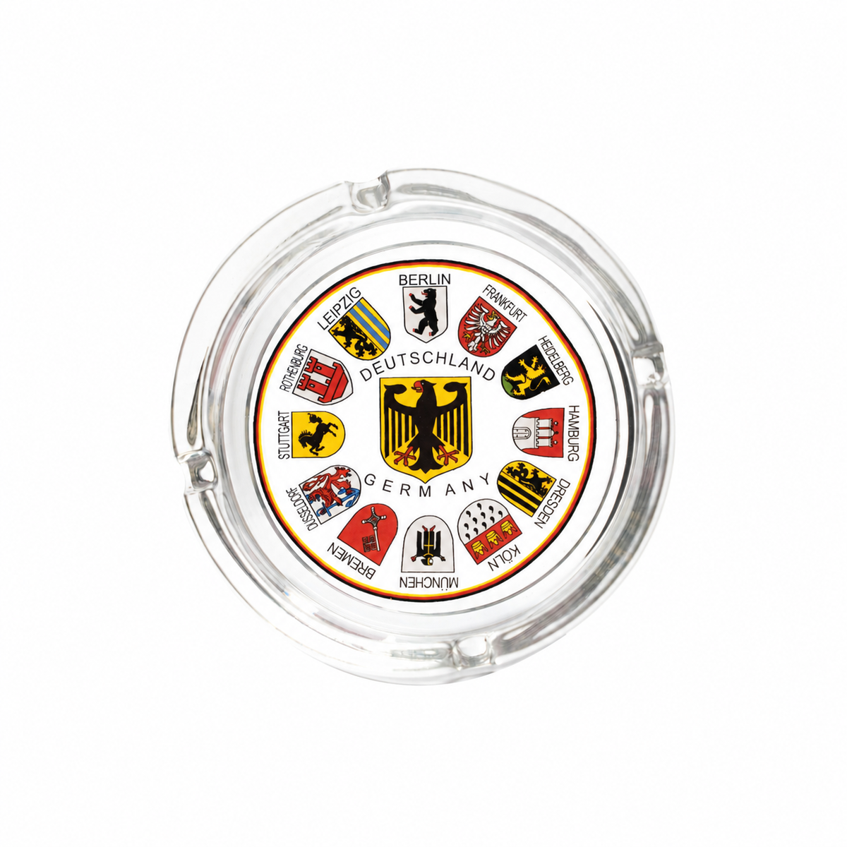 Ascher Glas Germany Wappenkranz- Amend Souvenir