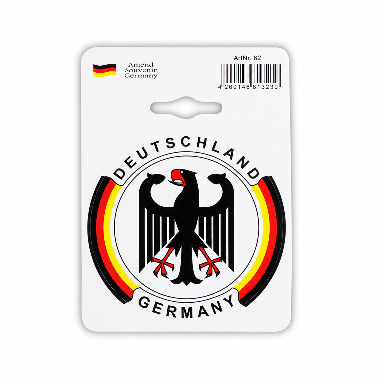 Runder Aufkleber mit Adler-Motiv – Deutschland Souvenir
