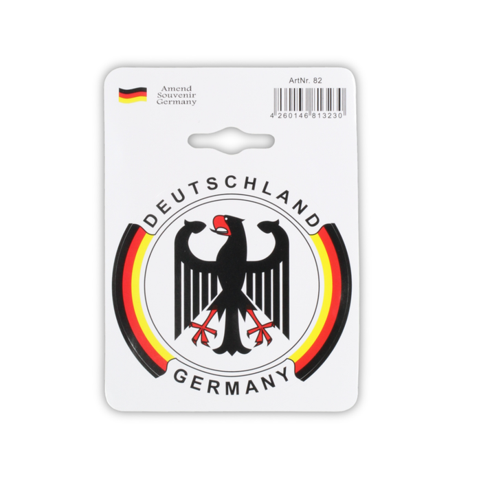 Aufkleber Adler rund