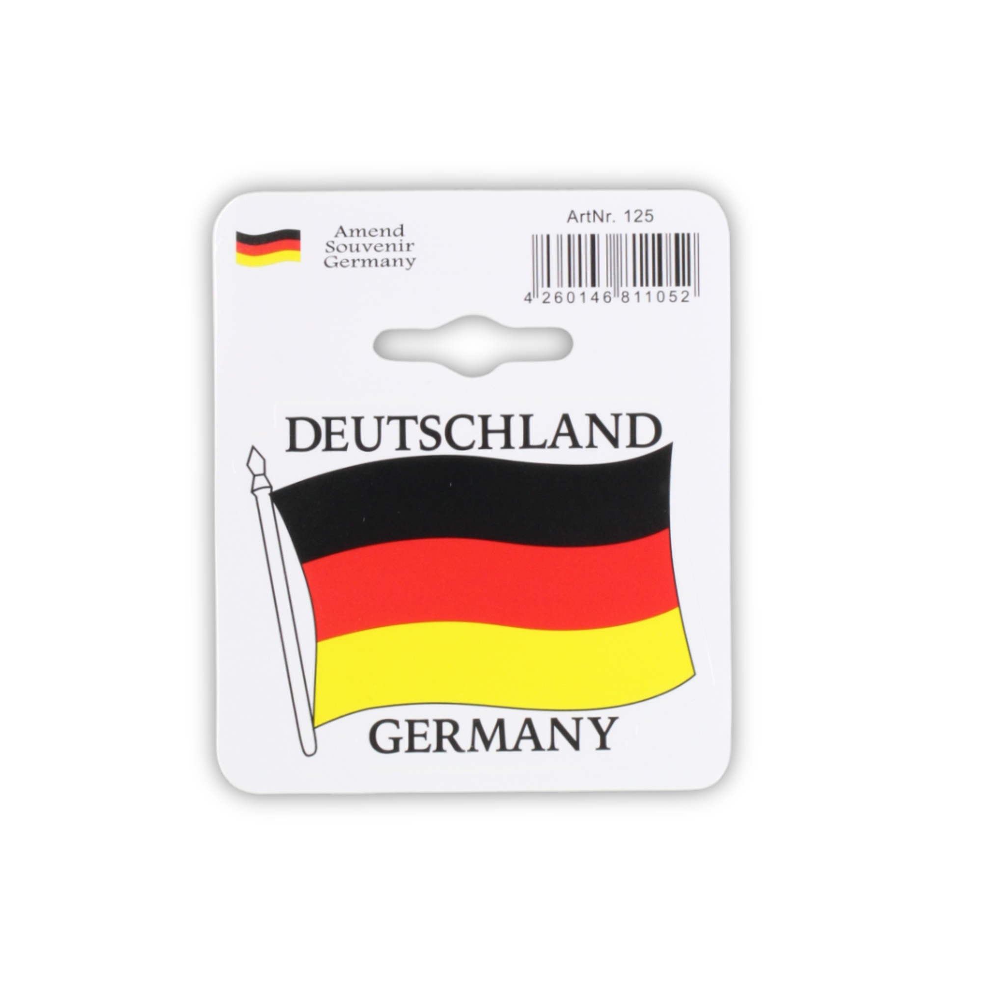 Aufkleber mit Deutschland-Fahne – Deutschland Souvenir