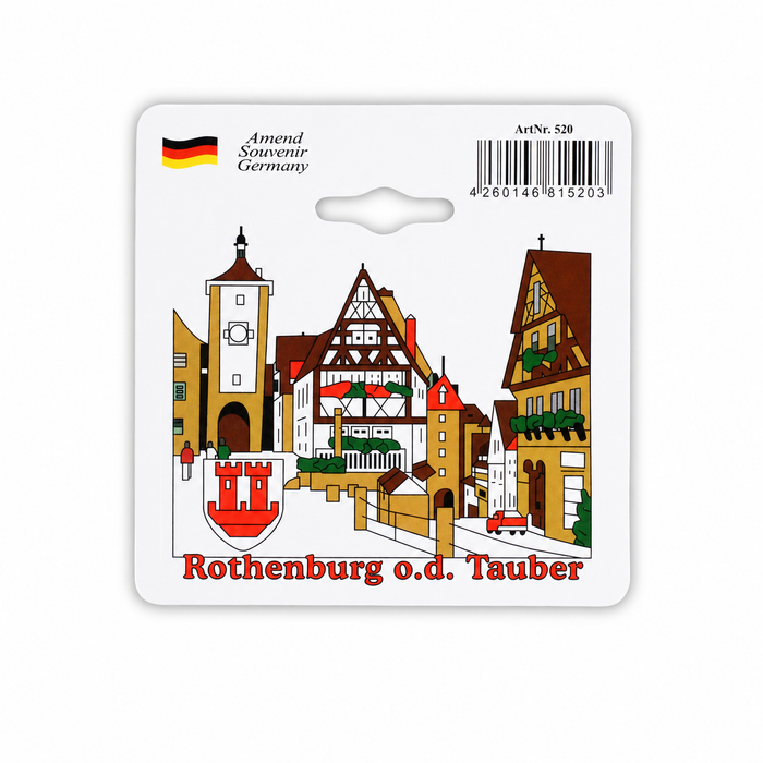 Aufkleber Rothenburg Ansicht