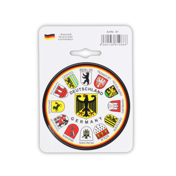 Aufkleber Wappenkranz