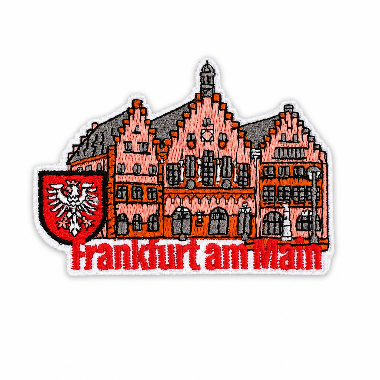 Aufnäher mit Frankfurt Römer-Motiv – Deutschland Souvenir