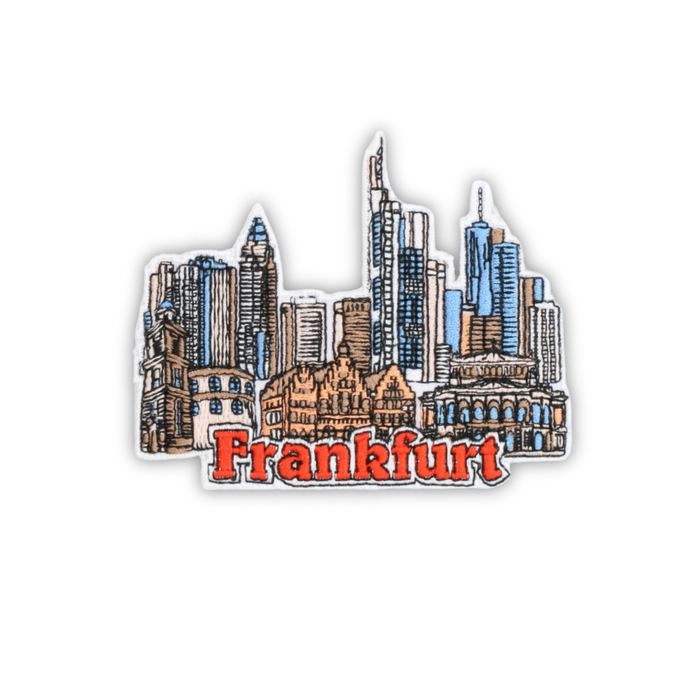 Aufnäher Frankfurt Skyline