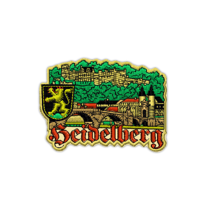 Aufnäher Heidelberg Ansicht