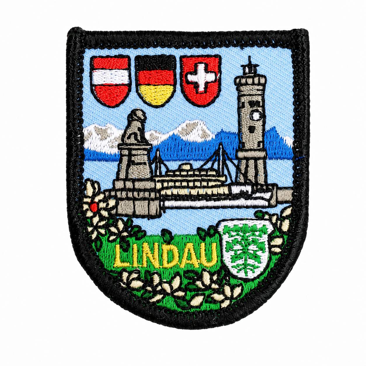 Aufnäher mit Lindau-Wappen – Deutschland Souvenir