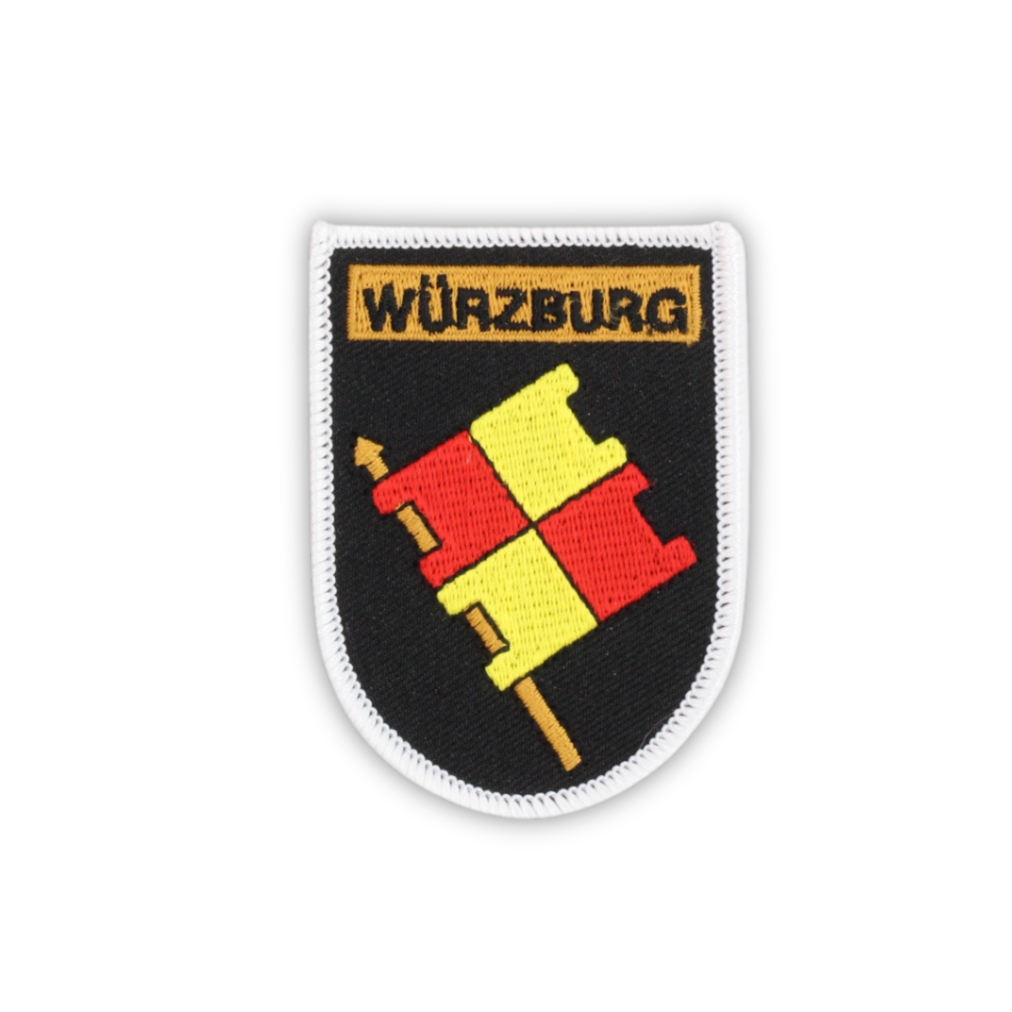 Aufnäher mit Würzburg-Wappen – Deutschland Souvenir