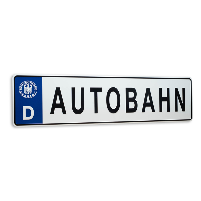 Autoschild Autobahn
