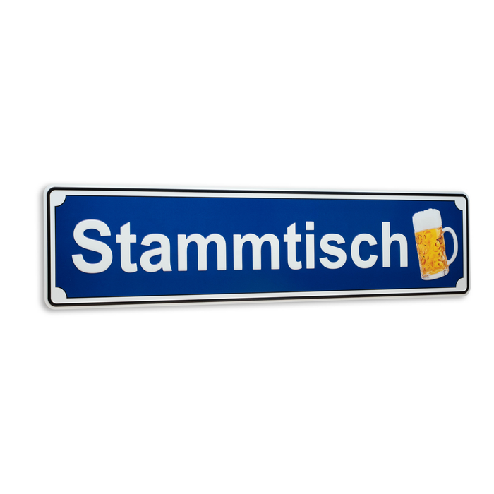 Autoschild Stammtisch