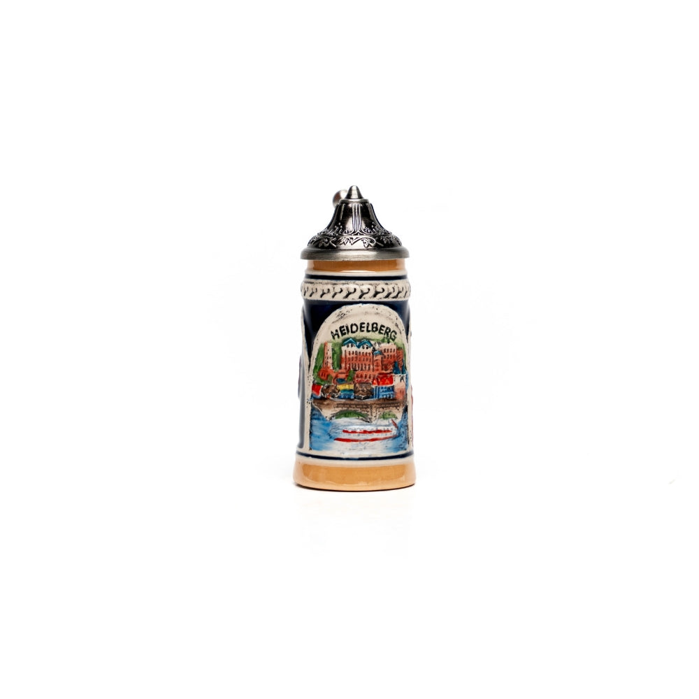 Mini Bierkrug mit Heidelberg Relief – traditionelles Deutschland Souvenir