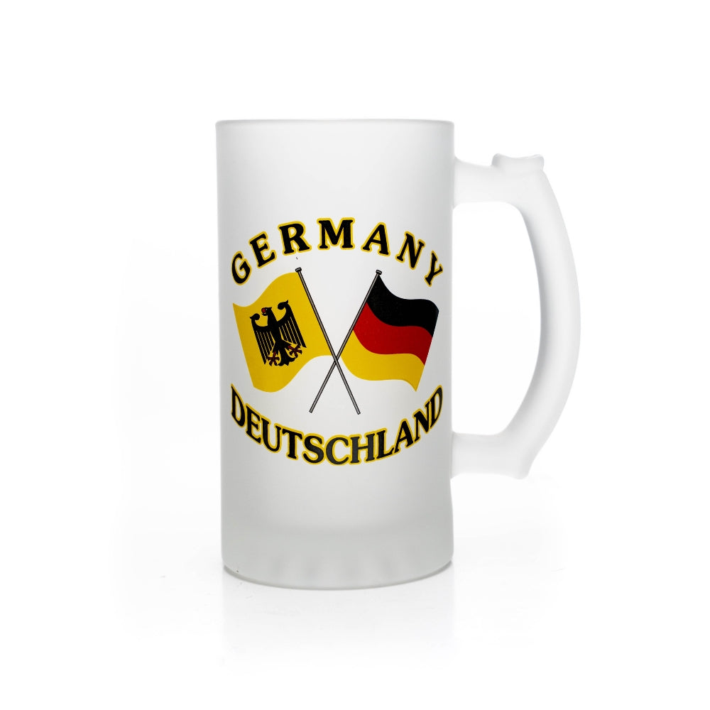 Bierglas Flaggen matt