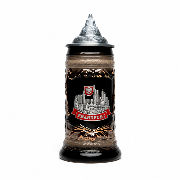 Bierkrug groß Frankfurt Plakette
