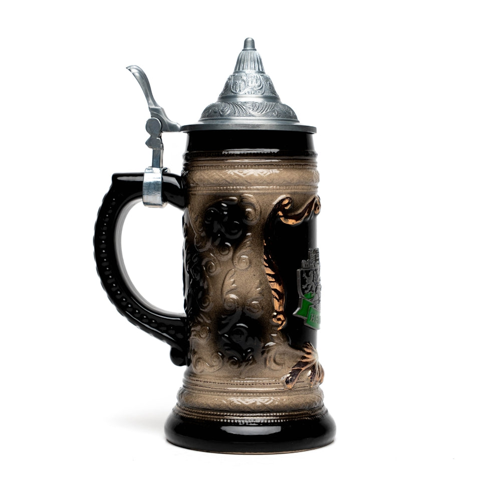 Großer Bierkrug mit Heidelberg-Plakette – traditionelles Deutschland Souvenir