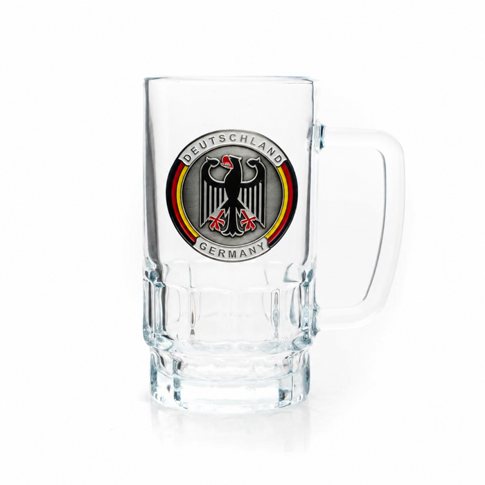 Bierseidel 0,4L Adler Metall