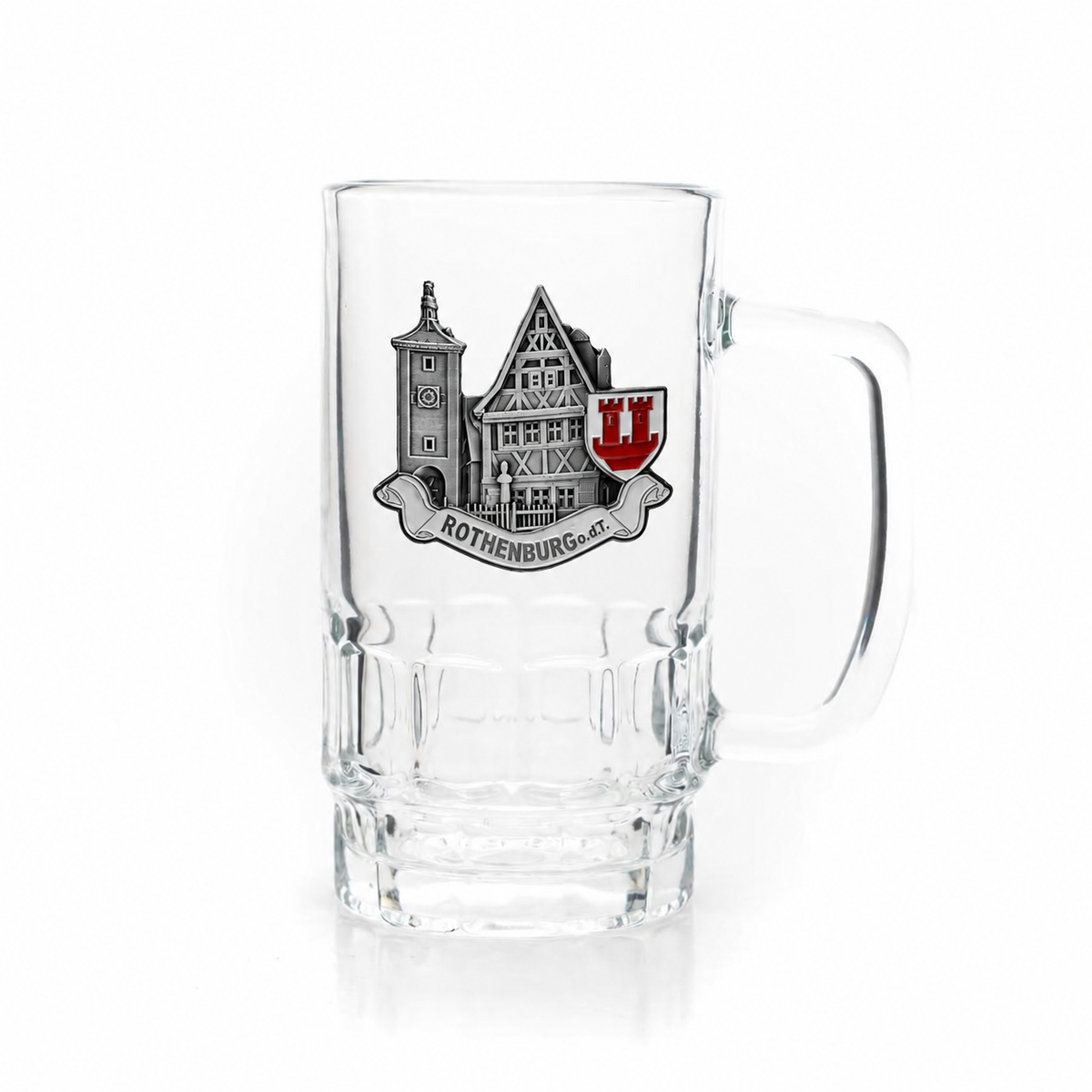 Bierseidel 0,4L Rothenburg Metall- Amend Souvenir