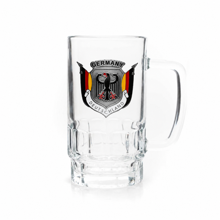 Bierseidel 0,4L Wappen Metall