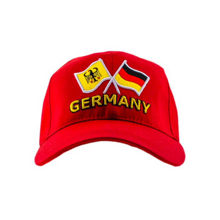 Cap Flaggen Germany rot