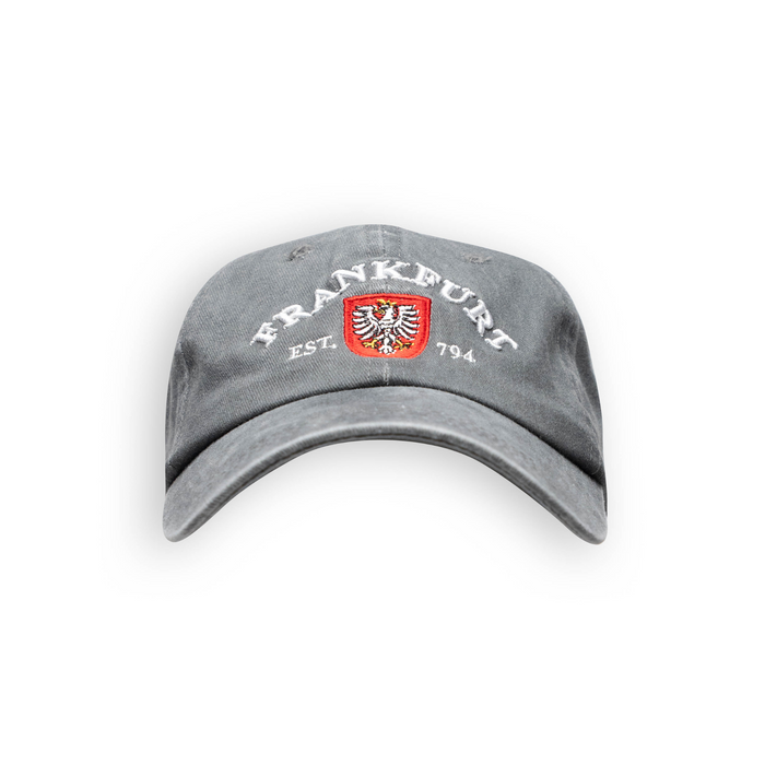 Cap washed Frankfurt grey