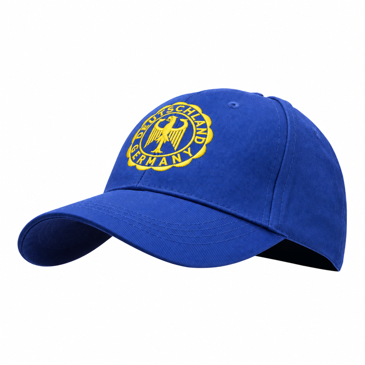 Cap Gold-Rund blau