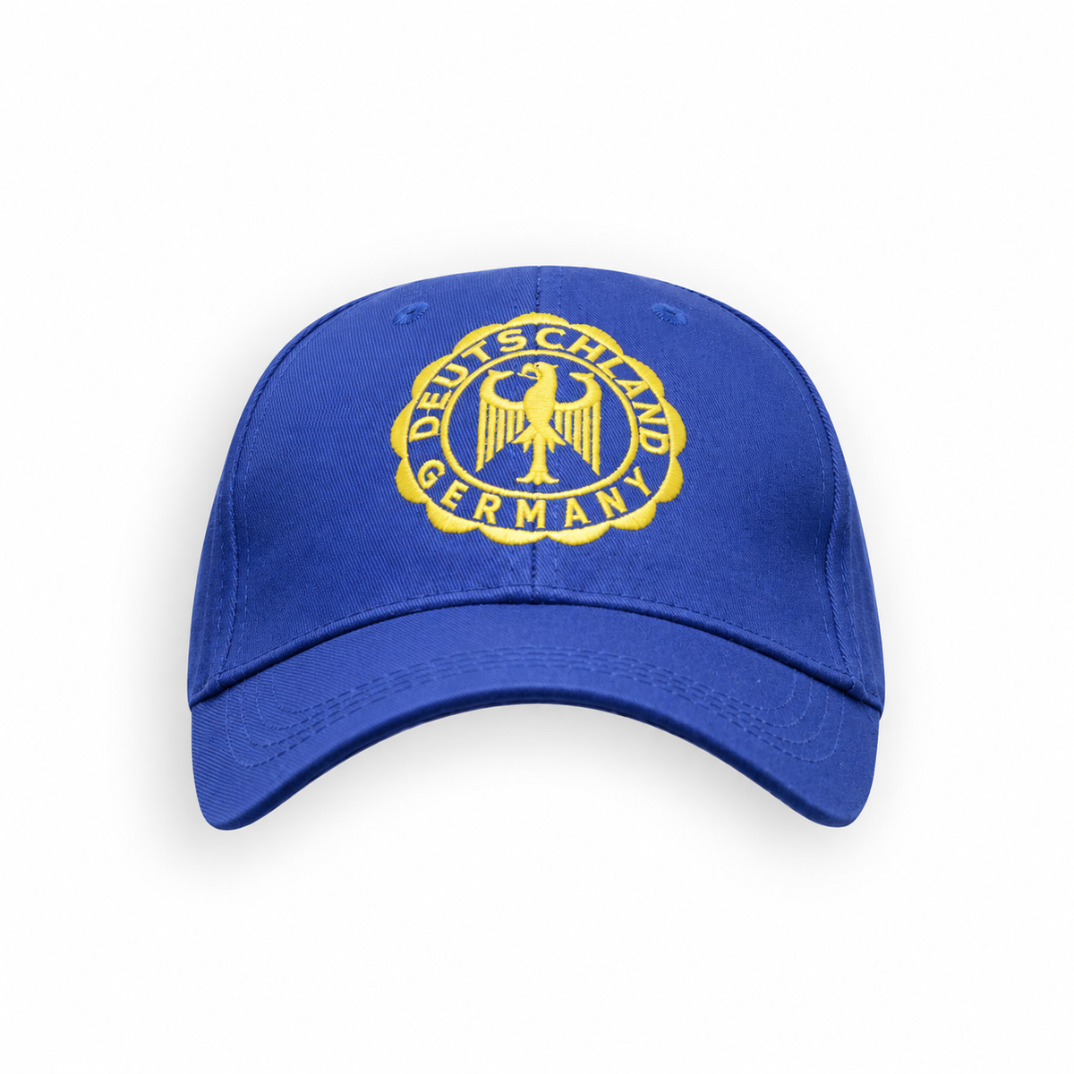 Cap Gold-Rund blau