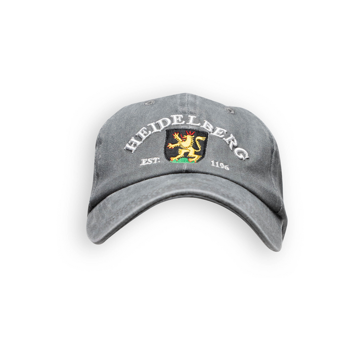 Cap washed Heidelberg grey
