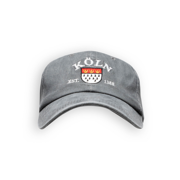 Cap washed Köln grey