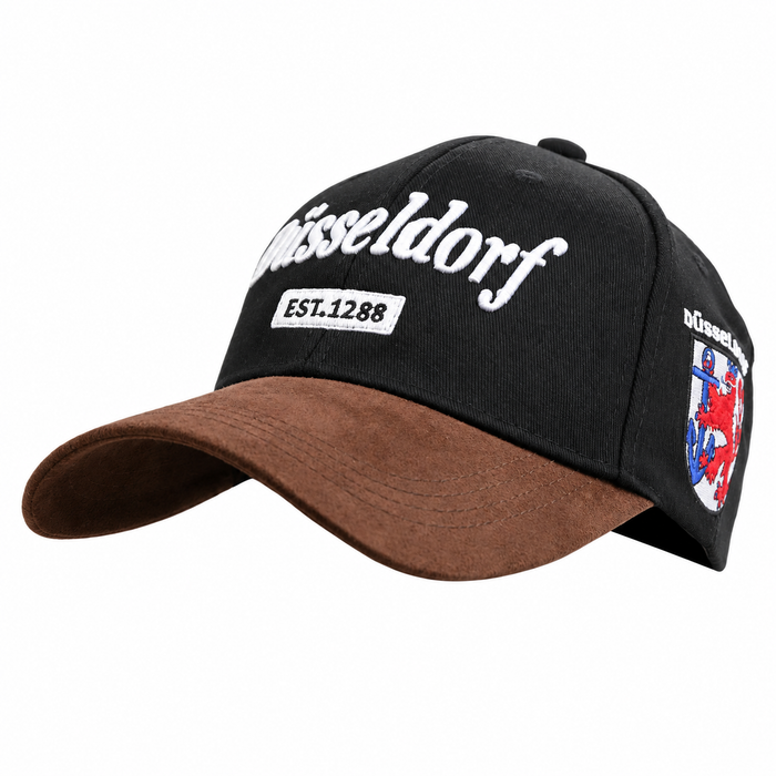 Cap Leder Düsseldorf schwarz