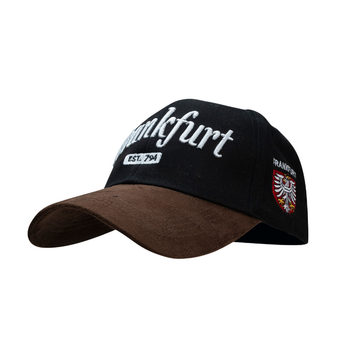 Cap Leder Frankfurt schwarz