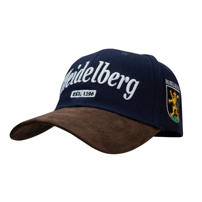Cap Leder Heidelberg navy