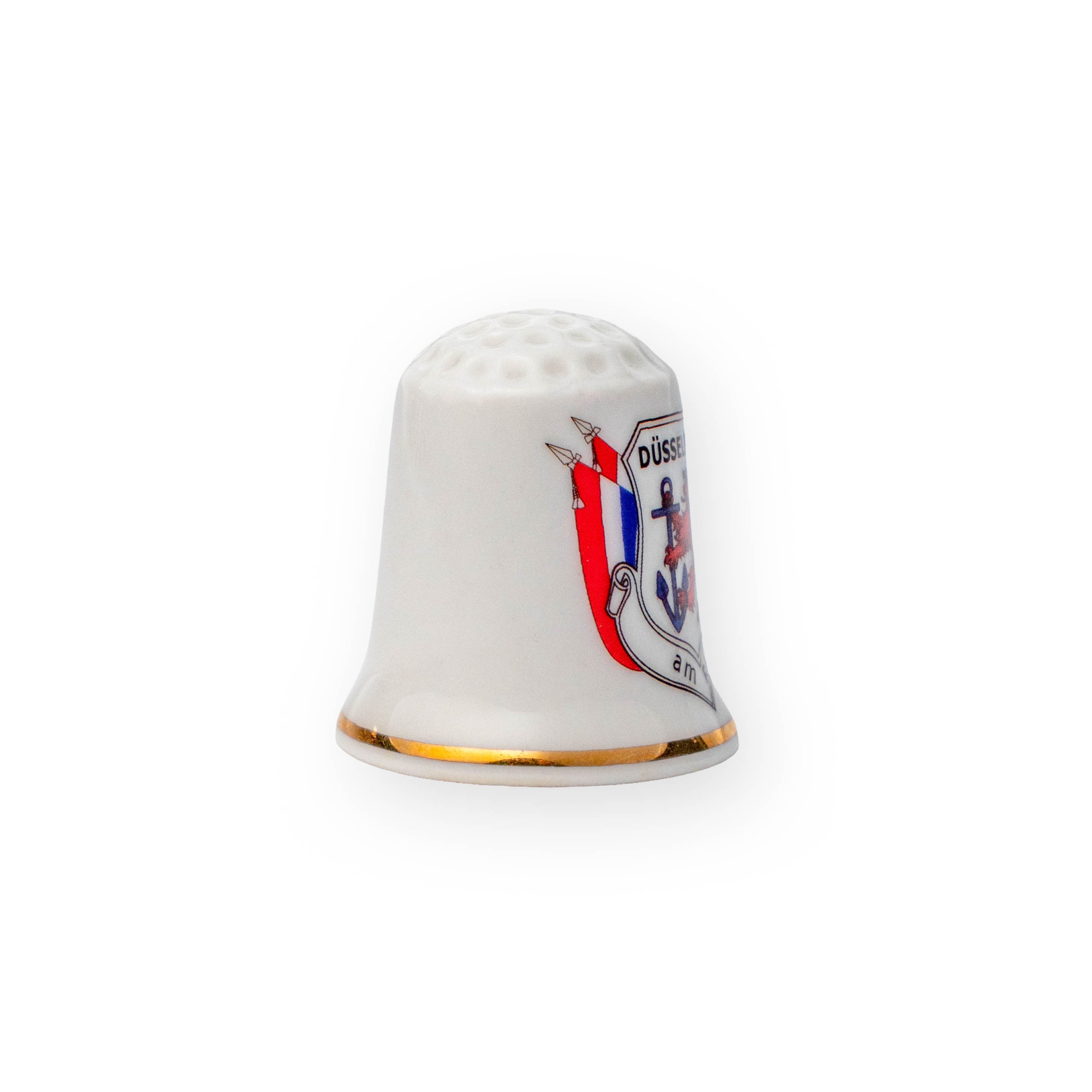 Fingerhut mit dem Wappen Düsseldorfs - Deutschland Souvenir