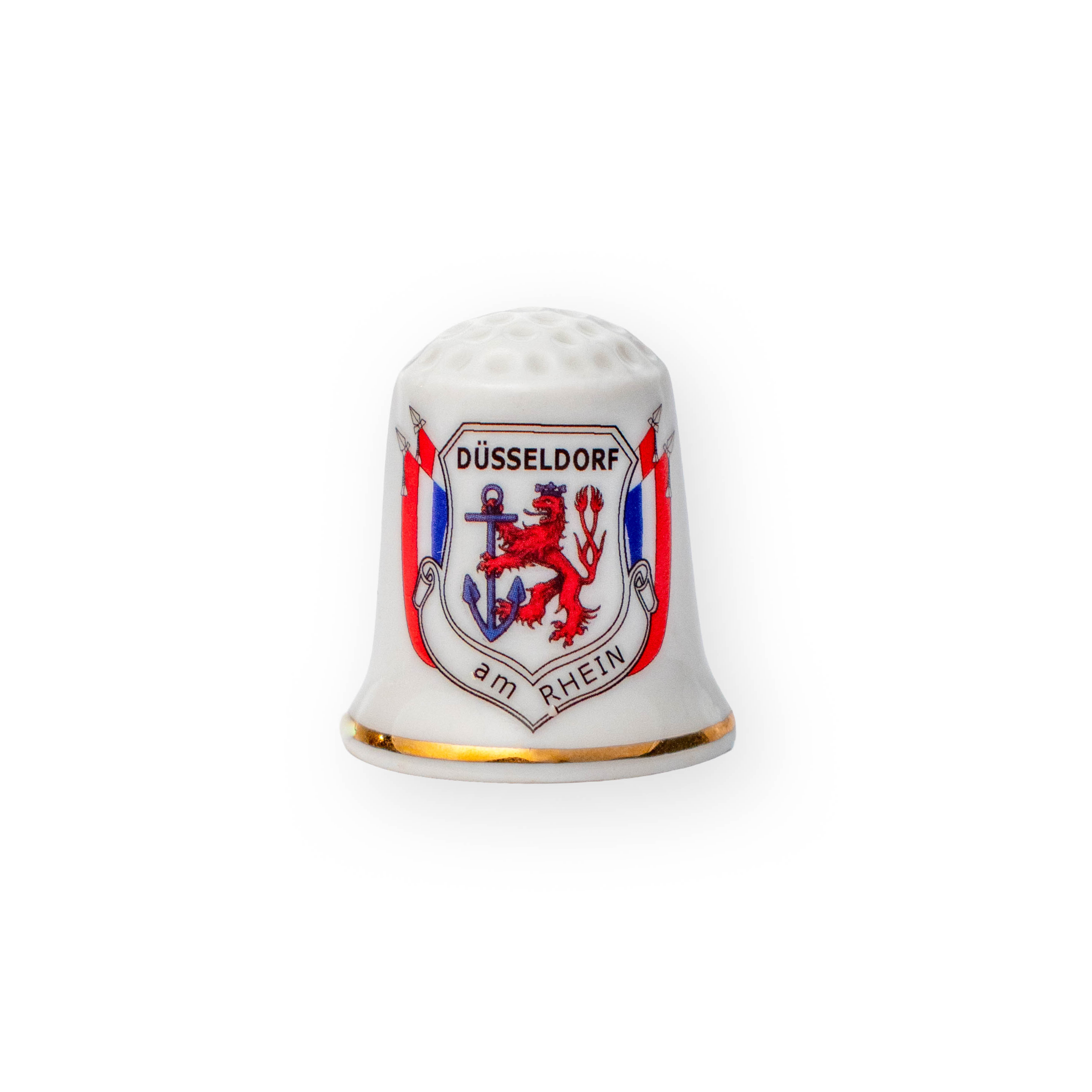 Fingerhut mit Düsseldorf-Motiv - Deutschland Souvenir