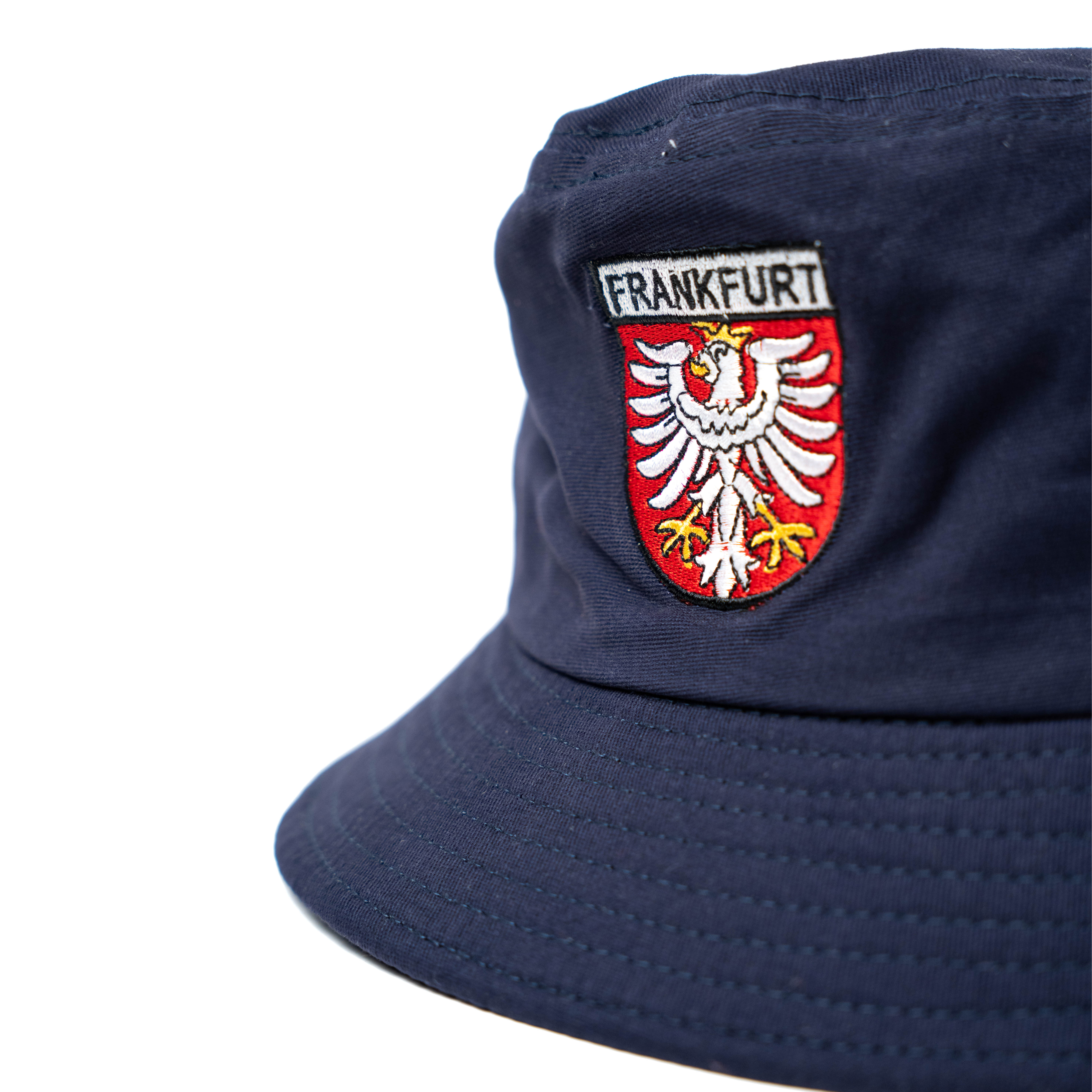 Marine Fischerhut mit Frankfurt-Wappen als Motiv - Deutschland Souvenir