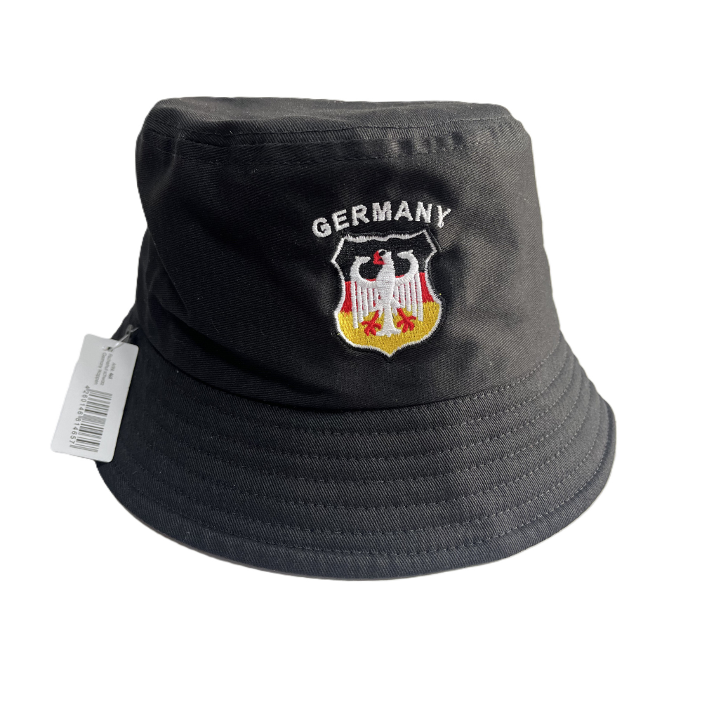 Fischerhut Marineblau mit Europa-Motiv – Deutschland Souvenir