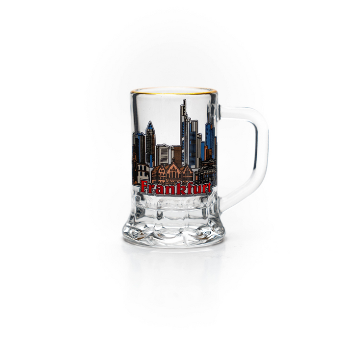 Glass tankard mini 2cl Frankfurt