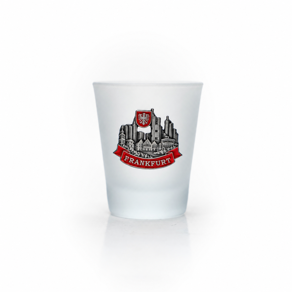 Glasstamper Frankfurt Metall matt- Amend Souvenir