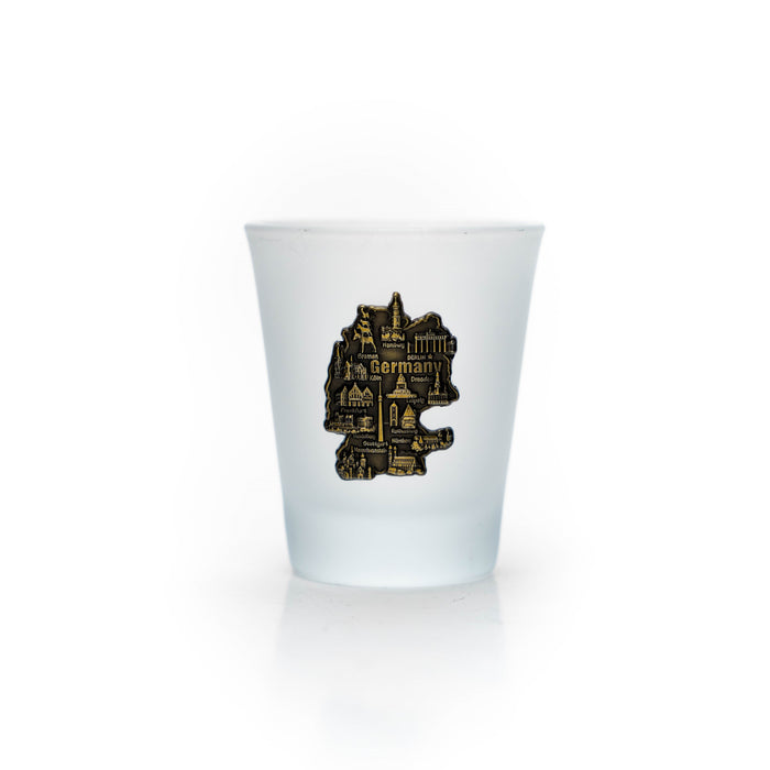 Glasstamper Karte Metall matt