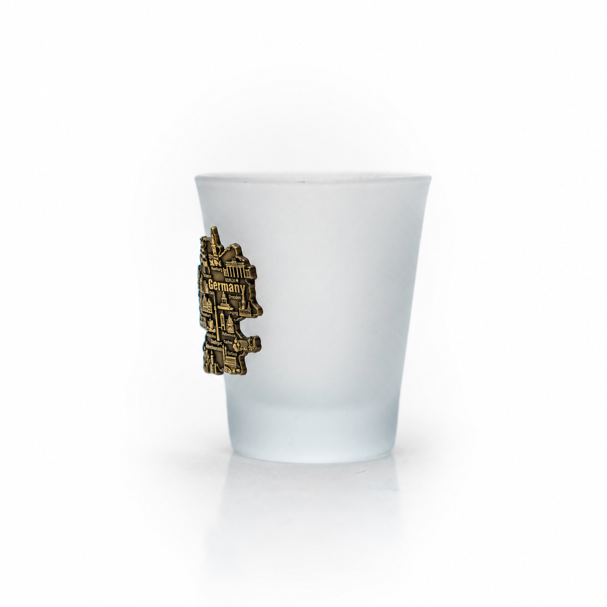 Glasstamper Karte Metall matt- Amend Souvenir